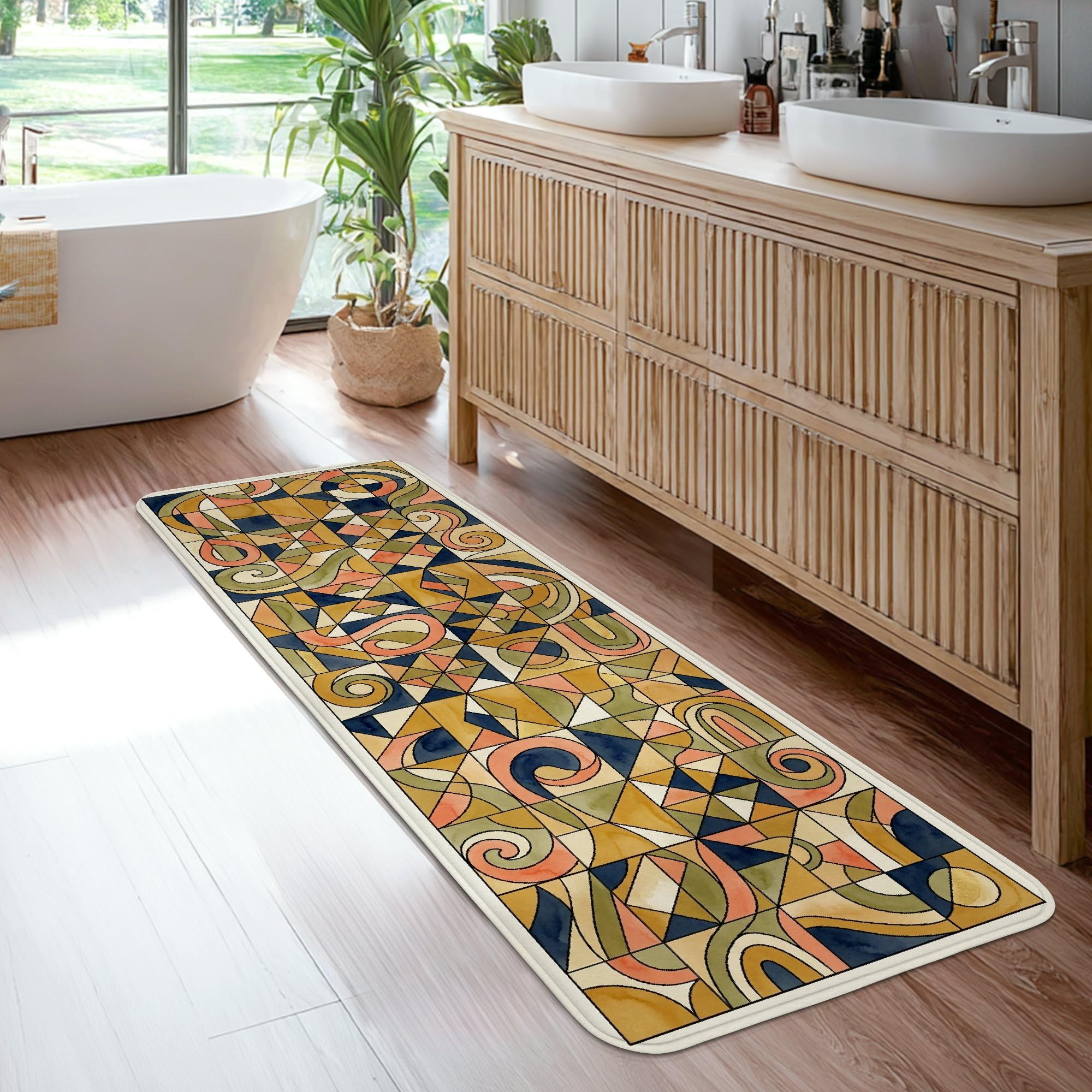 Tapis de couloir contemporain pour métamorphoser votre décoration de porte et entrée