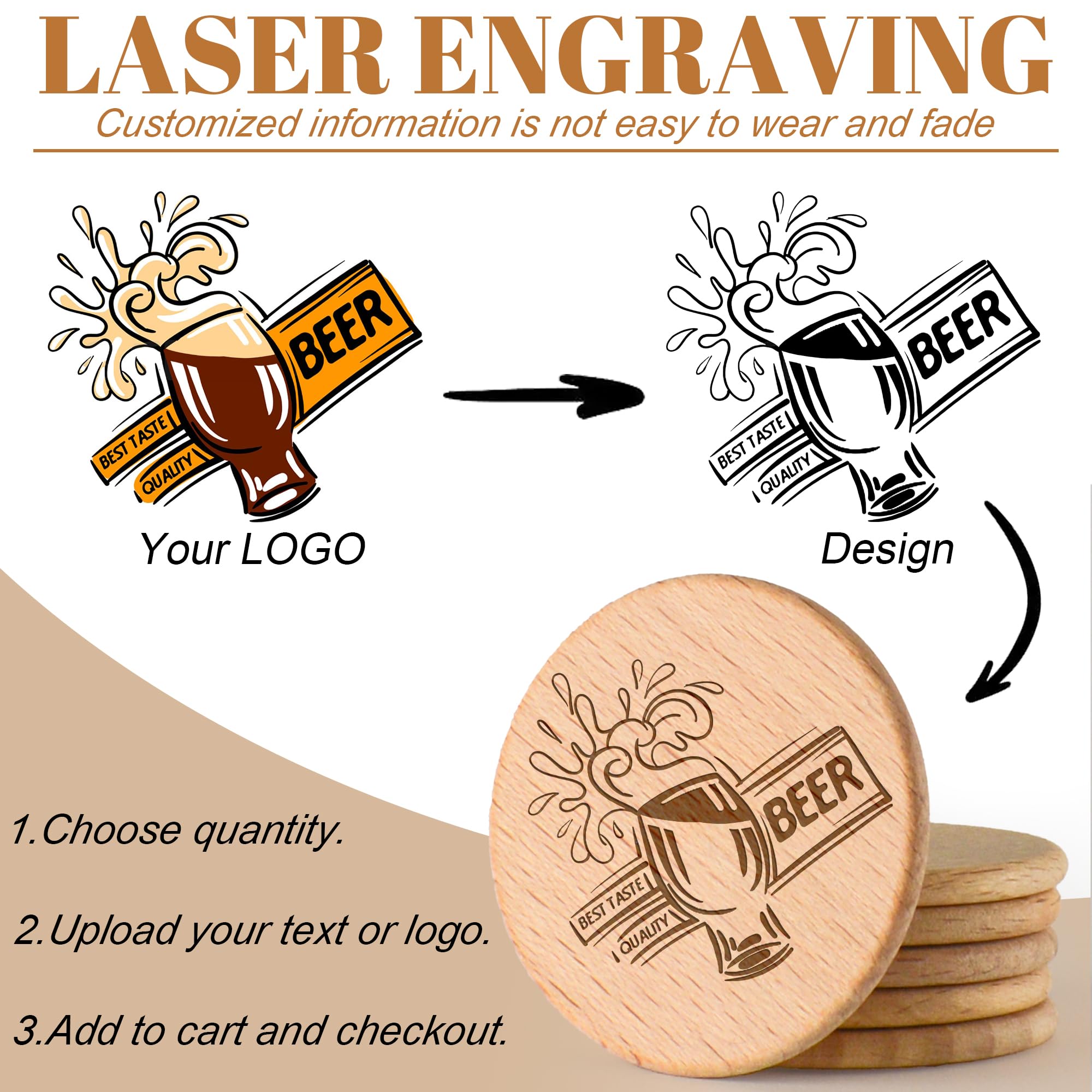 100-1000 chip di plastica personalizzati,Chip gettoni per bevande impressi con logo personalizzato,Immagine o testo,Consegna rapida disponibile,Scegli