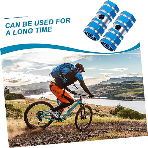 Miniatura 4 de YARNOW Par Pedal Asiento Trasero Pieza Kayak Motor Montaje Bicicleta Postes Perlas Dispersas Postes De Pie Hebilla De Fútbol Copa MTB Pedales Cuerda