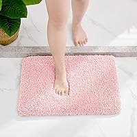 Vista 192 de Alfombra de inodoro blanca 22x24, antideslizante, esponjosa, alfombra de piso para baño en forma de U, lavable, alfombra de contorno para inodoro