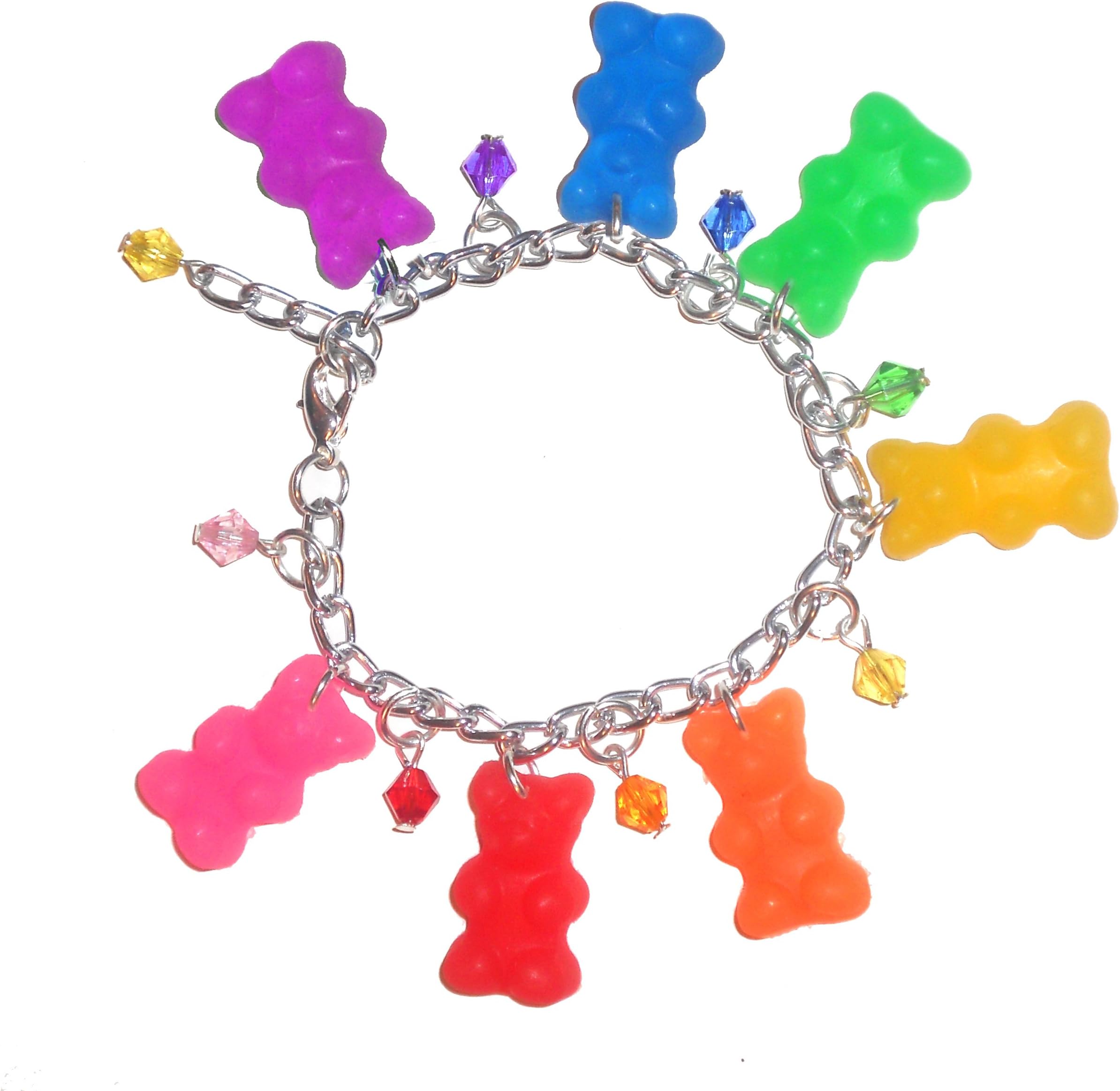 Gummy Bear Jewelry Candy Inspired Charm Bracelet