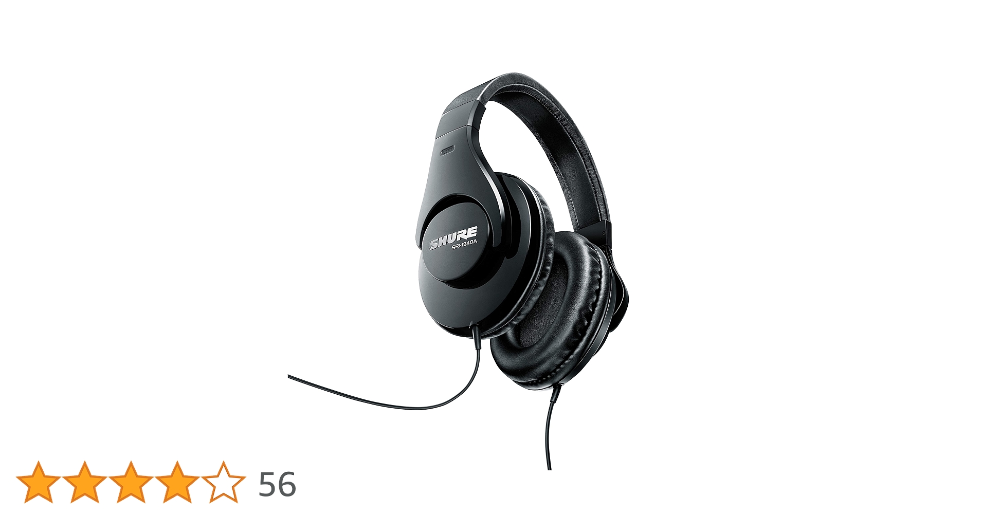 ヘッドホン SHURE SRH240A SRH240A - Professional Quality Headphones - Shure USA