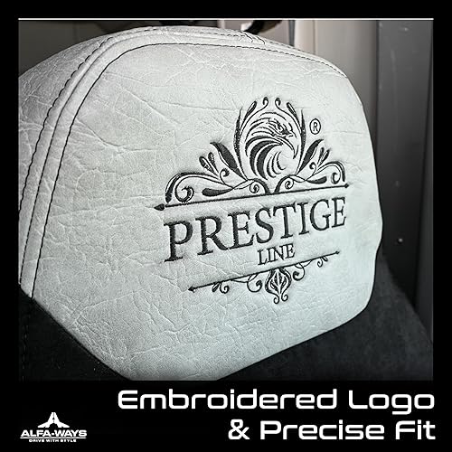 Miniatura 4 de Funda de asiento compatible con Kenworth W900, T600, T660, T700, T800, T2000, W900l y fundas para reposabrazos - Prestige-Line - Gris