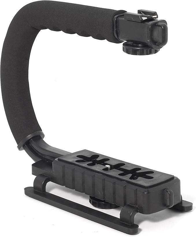 Andoer? 1/4" Vis Poign¨¦e Avec Eponge Porteur Tenue Stabilisateur Pour For Canon Nikon Sony Cam¨¦Scope Cam¨¦ra Vid¨¦o Num¨¦Rique Cam¨¦ra GoPro