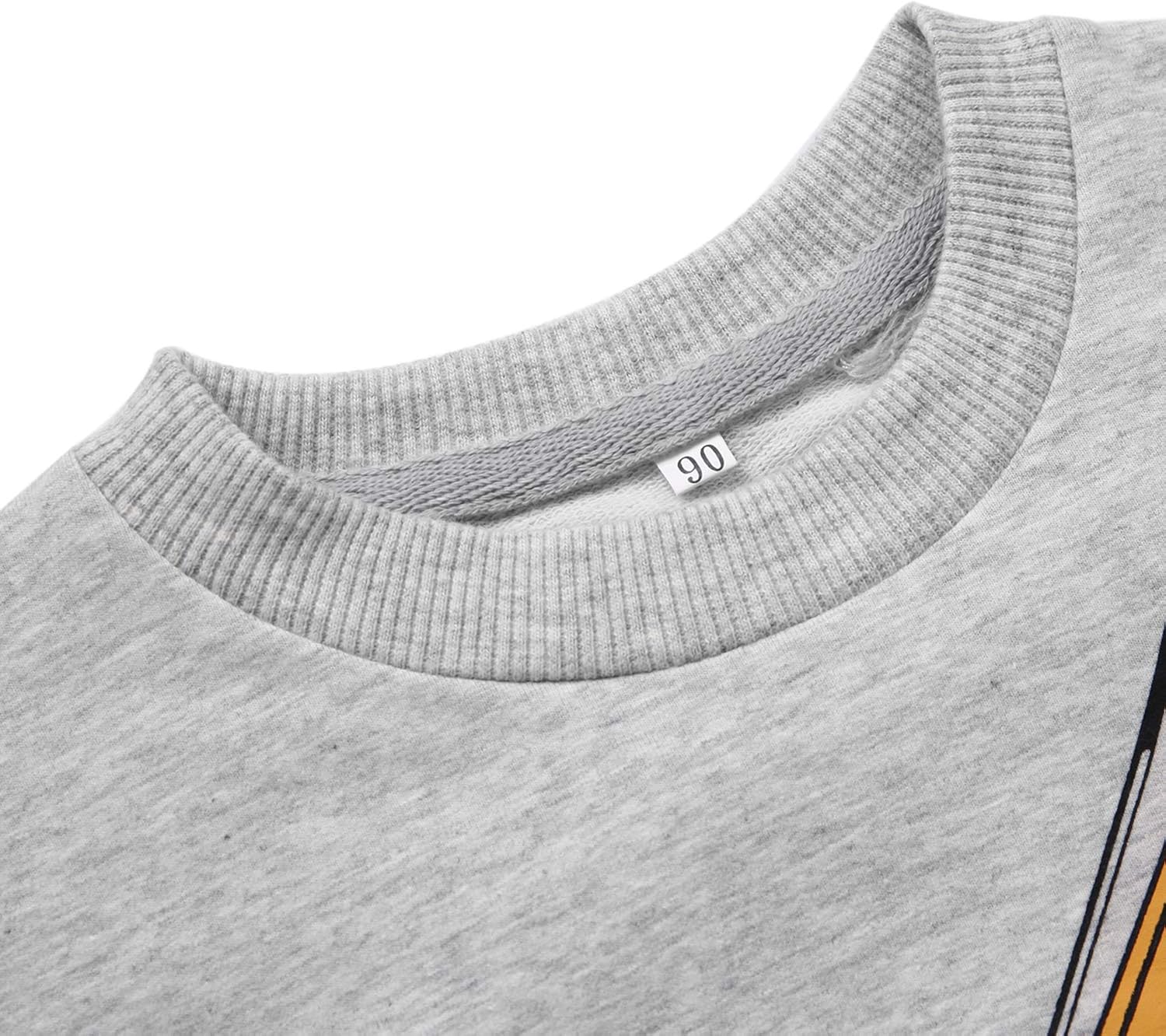 Boys Sweatshirts Long Sleeve Crew Pullover Shirts Toddler Kids Tops: Clothing