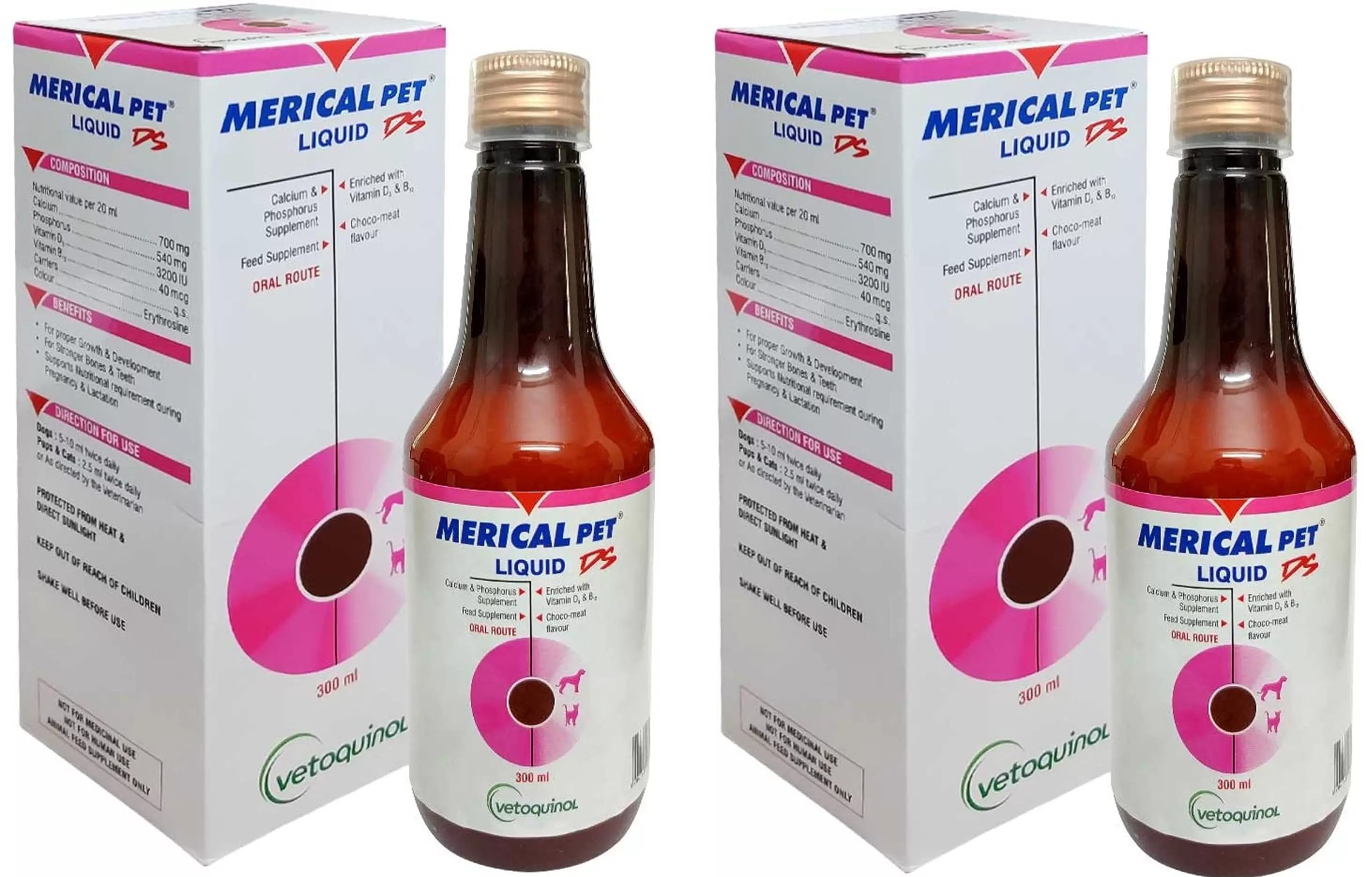 SAVSUBH Merical Pet DS 300 mlCalcium Supplement for Strong Bones in Dogs and Cats (Pack of 2) (B0CDQCD5XD) Amazon Price History, Amazon Price Tracker