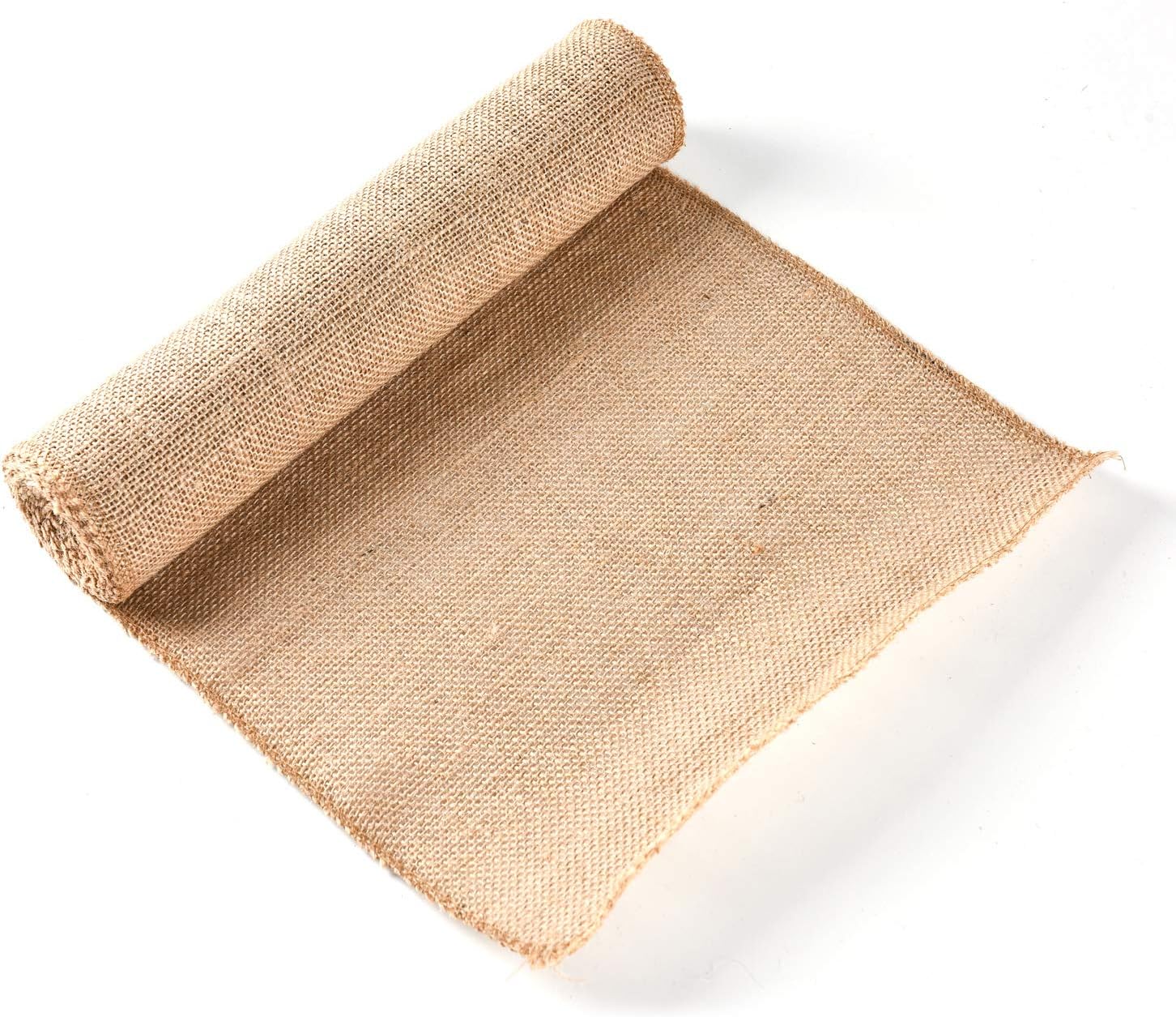 Exclusive Discount 🔥 Maxjute Burlap Table Runner,12x108In,Rustic Natural Jute Vintage Table Runners for Wedding Decoration Rustic Kitchen Decor Farmhouse(Pack of 2)