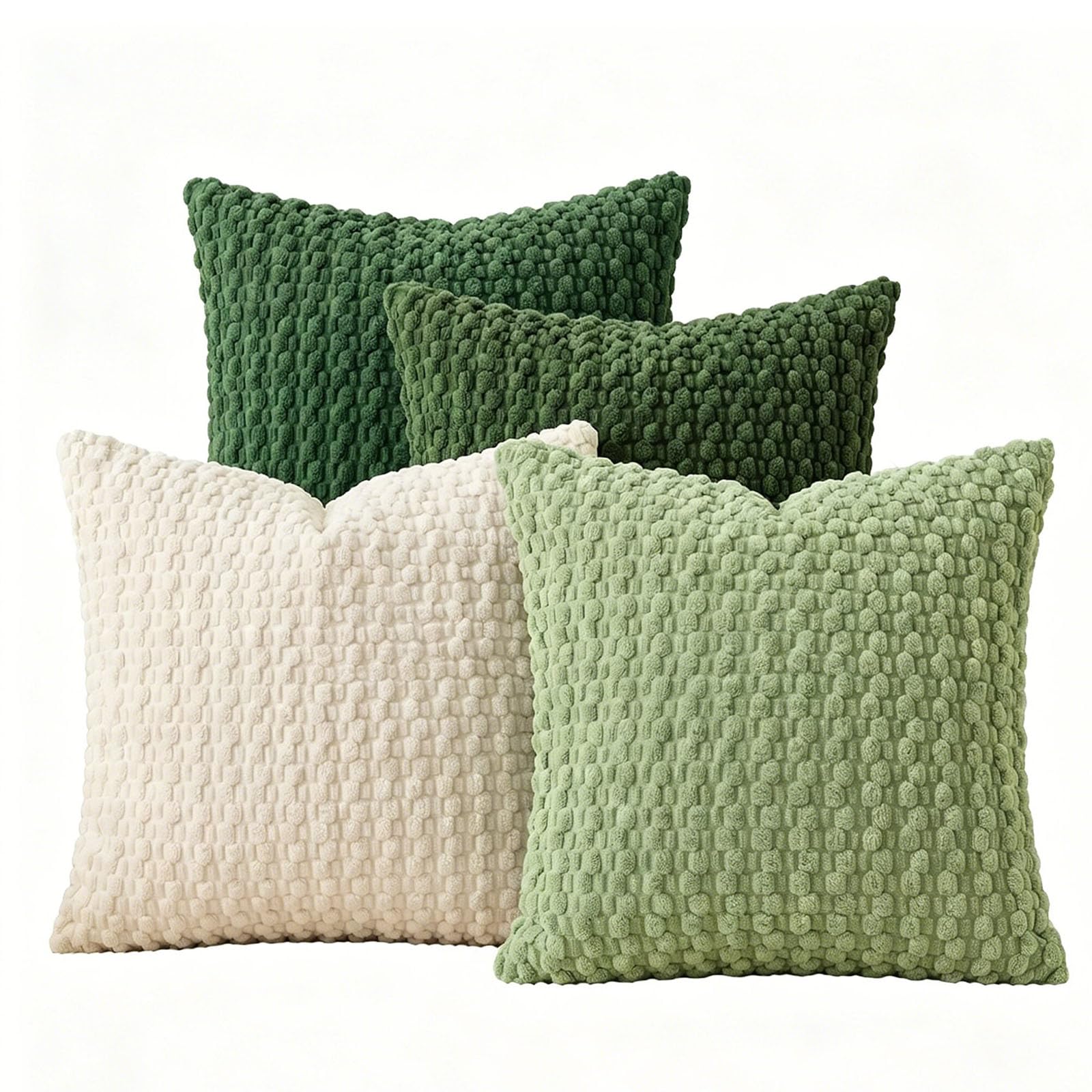 BCCIAPLN Pack of 4 Corduroy Decorative Throw Pillow Covers,Fashion Styles