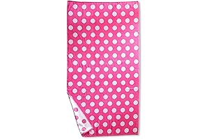 Pink Polka Dot Beach Towel: Indulge in Coastal Tranquility