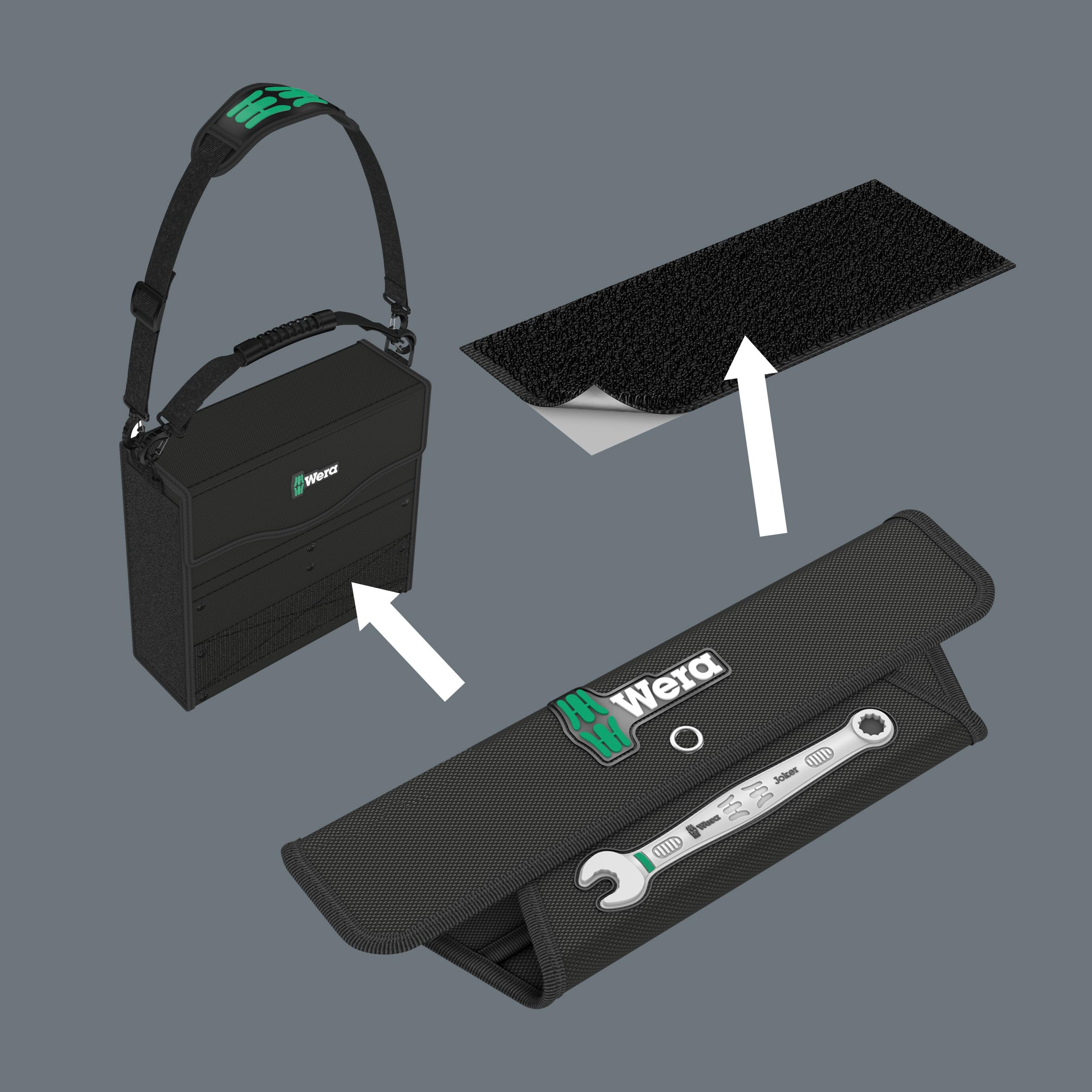 Wera 05020230001 6003 Joker 5 Set 1, Assortimento di chiave a forchetta e chiave poligonale, metrico, 5-teilig