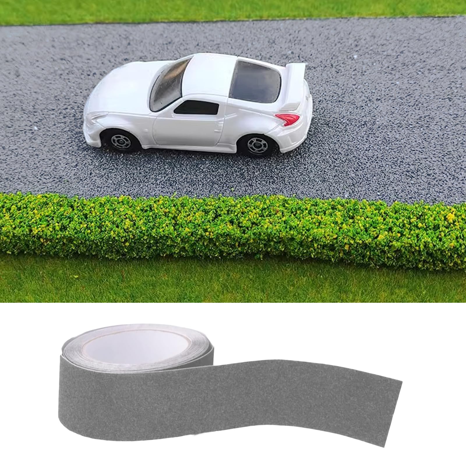 Amazon.co.jp: 道路テープ 5cm×5m リアル カット可能 ジオラマ 鉄道
