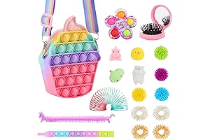 Flyingseeds Pop Purse Fidget Toys for Girls