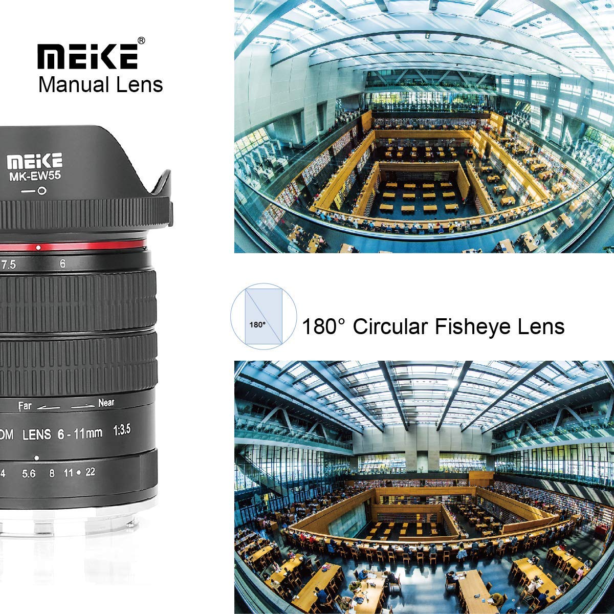 Amazon.co.jp: Meike 6-11mm F/3.5 広角 APS-C マニュアルフォーカス