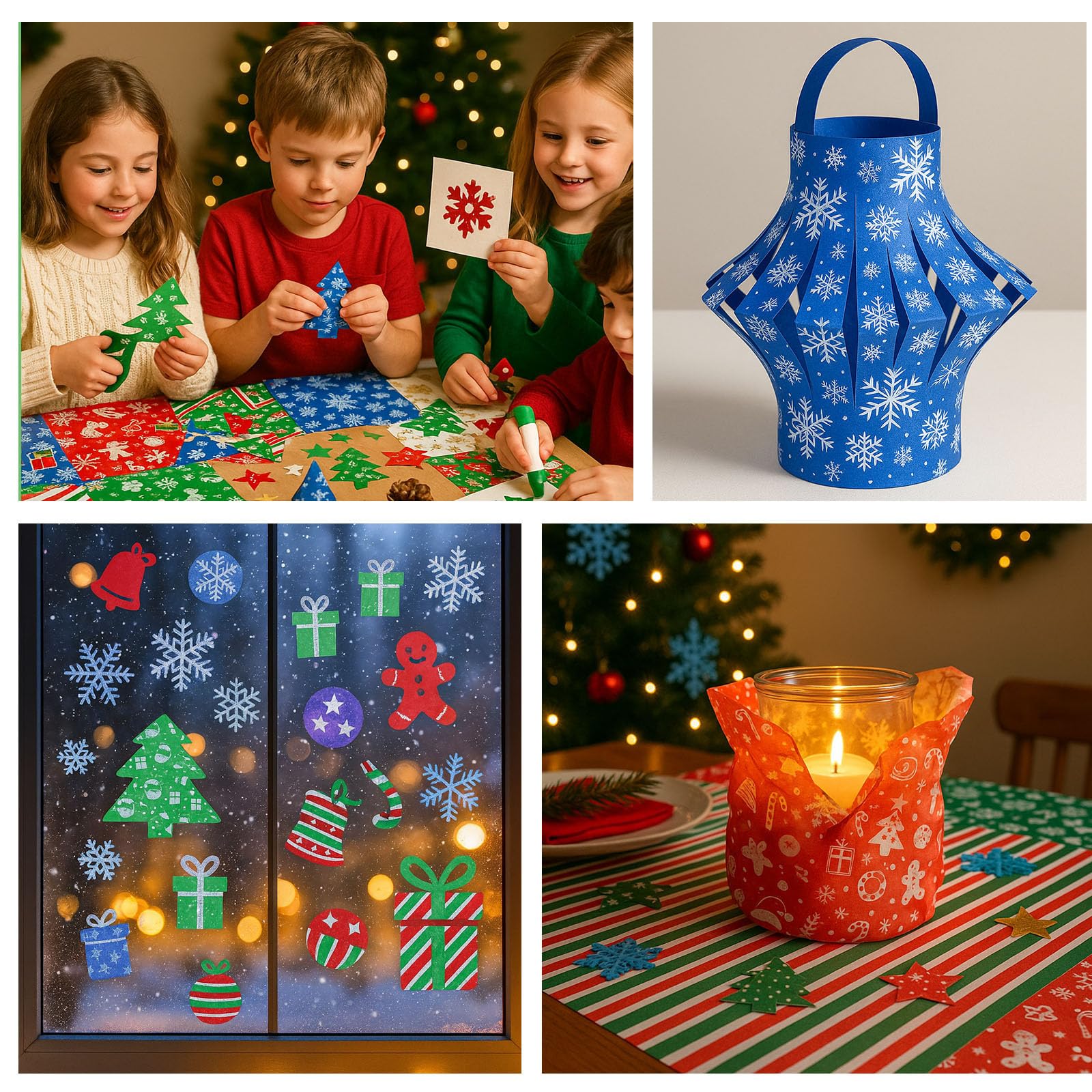 JOYIN 150 Sheets Tissue Paper Assortement Classic Christmas Design, Present Wrap Paper, Accessory For Gift Boxes, Gift Wrapping Bags And Wine Bottles - View #6