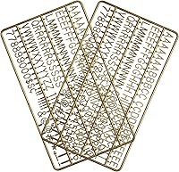 Vista 6 de Letras de 3/4 pulgadas para tableros de letras de fieltro, 300 piezas, incluyendo caracteres, números y símbolos para tableros de mensajes de Rosa