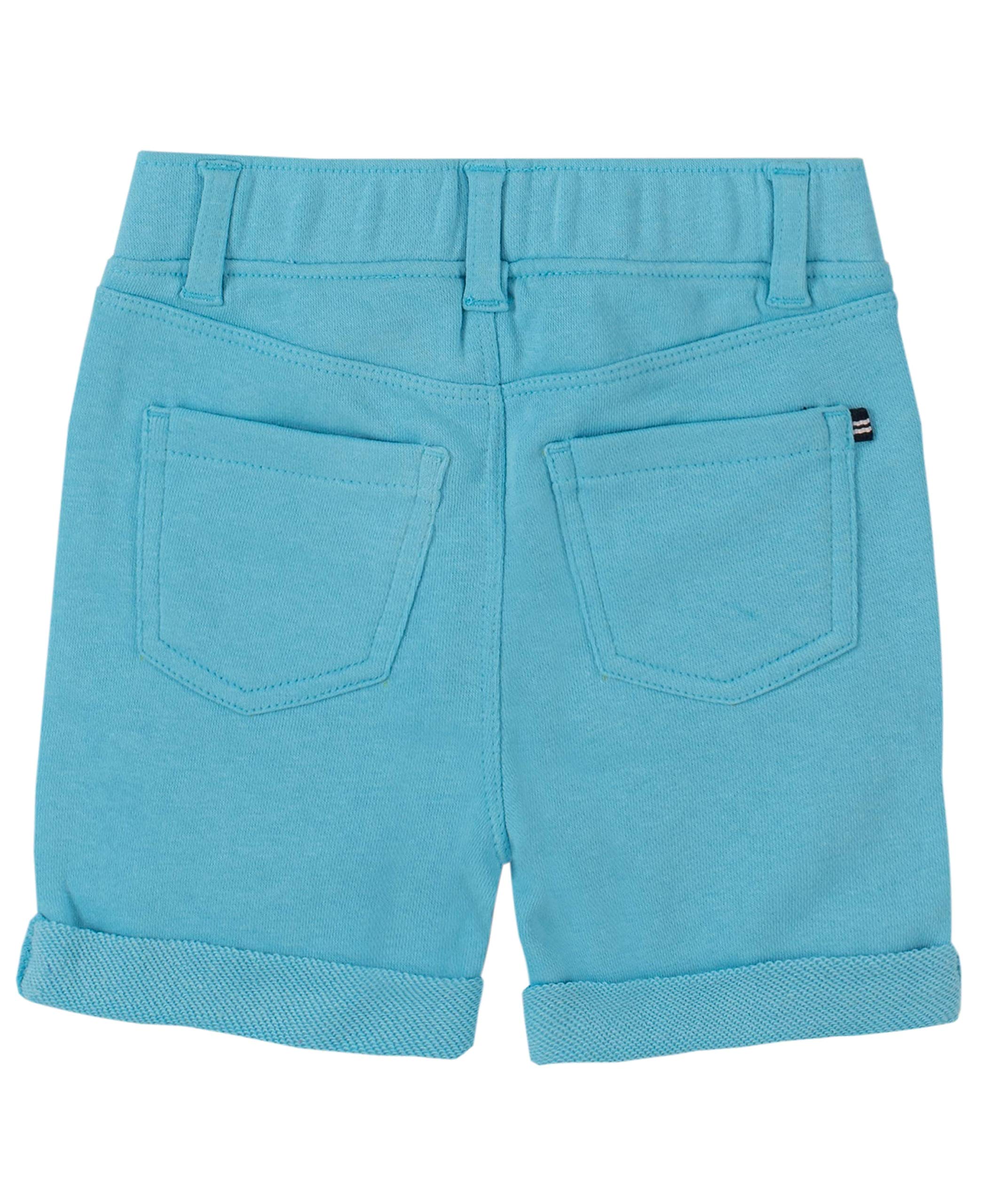 Nautica Pull On Shorts - Pantalones Cortos de Tejido sólido para Mujer Niñas