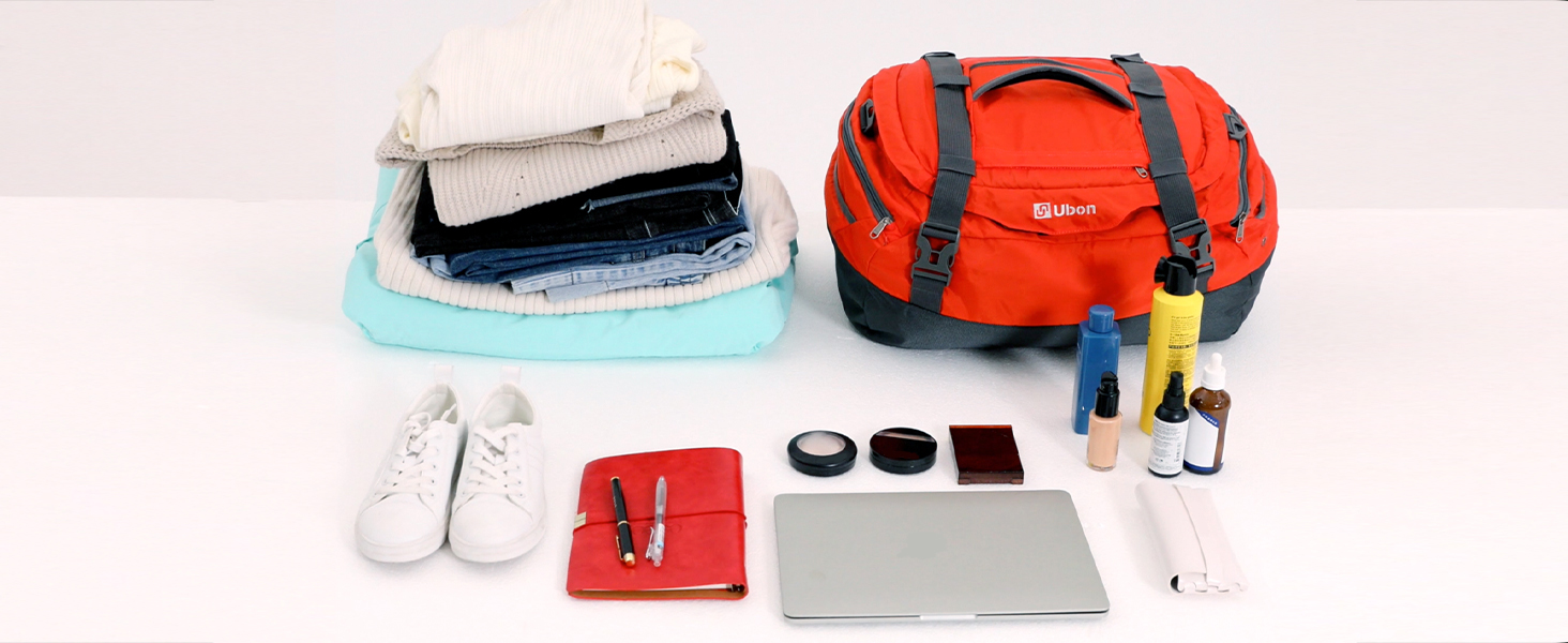 Ubon Sac de Voyage Grand 65L Unisex Sacs de Week-End Hommes et Ubon Sac de Voyage Grand 65L Unisex Sacs de Week-End Hommes et