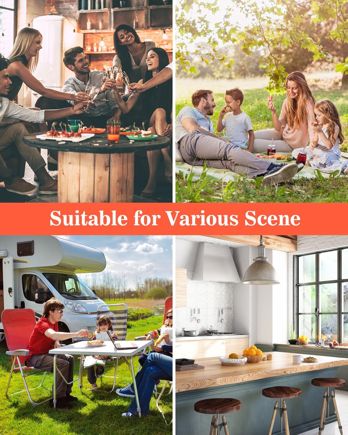 Panini Press Grill Sandwich Maker with Removable Plates, Cattleman Cuisine 6 in 1 Indoor Grill with Meat Thermometer, Electric Contact Grills for Kitchen, Stainless Steel, 1600W