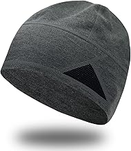 Lightweight Breathable & Thermal Beanie Hat Stretch & Helmet Compatible for Running, Cycling & Outdoor Sports, Unisex Cap for Men and Women