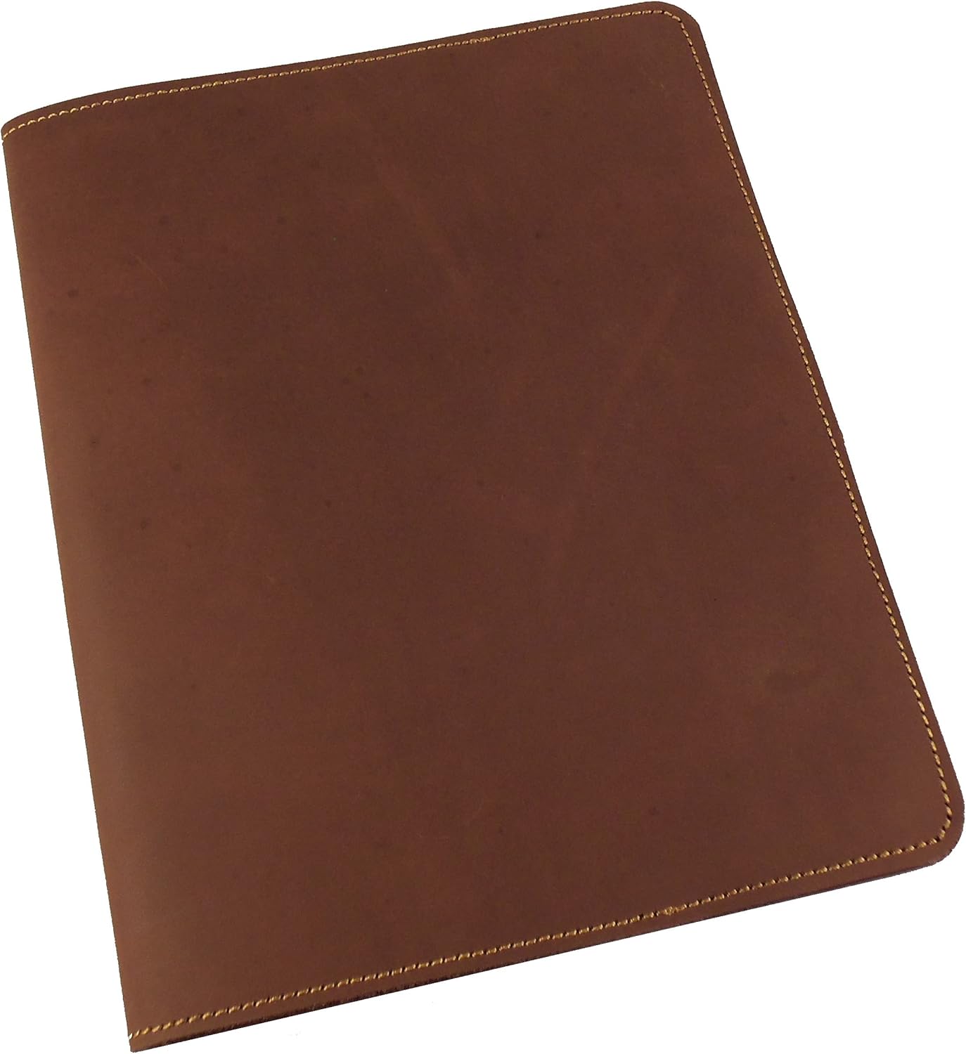 Rustic Ridge Refillable Leather Composition Notebook - Composition Notebook Cover - Leather Notebook Cover - Fits Moleskine XL 9.75" x 7.5" (Dark Brown)