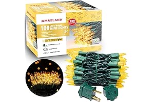 Ultra-Bright Yellow Christmas Lights Garland