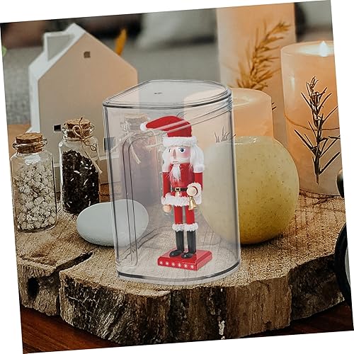 Miniatura 3 de Caja de exhibición de 4 piezas de artesanía para muñecas, vitrina, estuche transparente, kits de garaje, vitrinas para coleccionables, vitrina