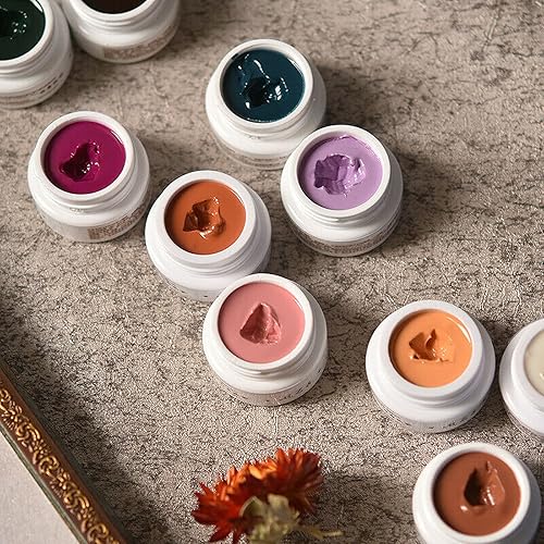 Miniatura 4 de Nail Art Gel - Esmalte de uñas en gel sólido con purpurina y barro altamente pigmentado (328)