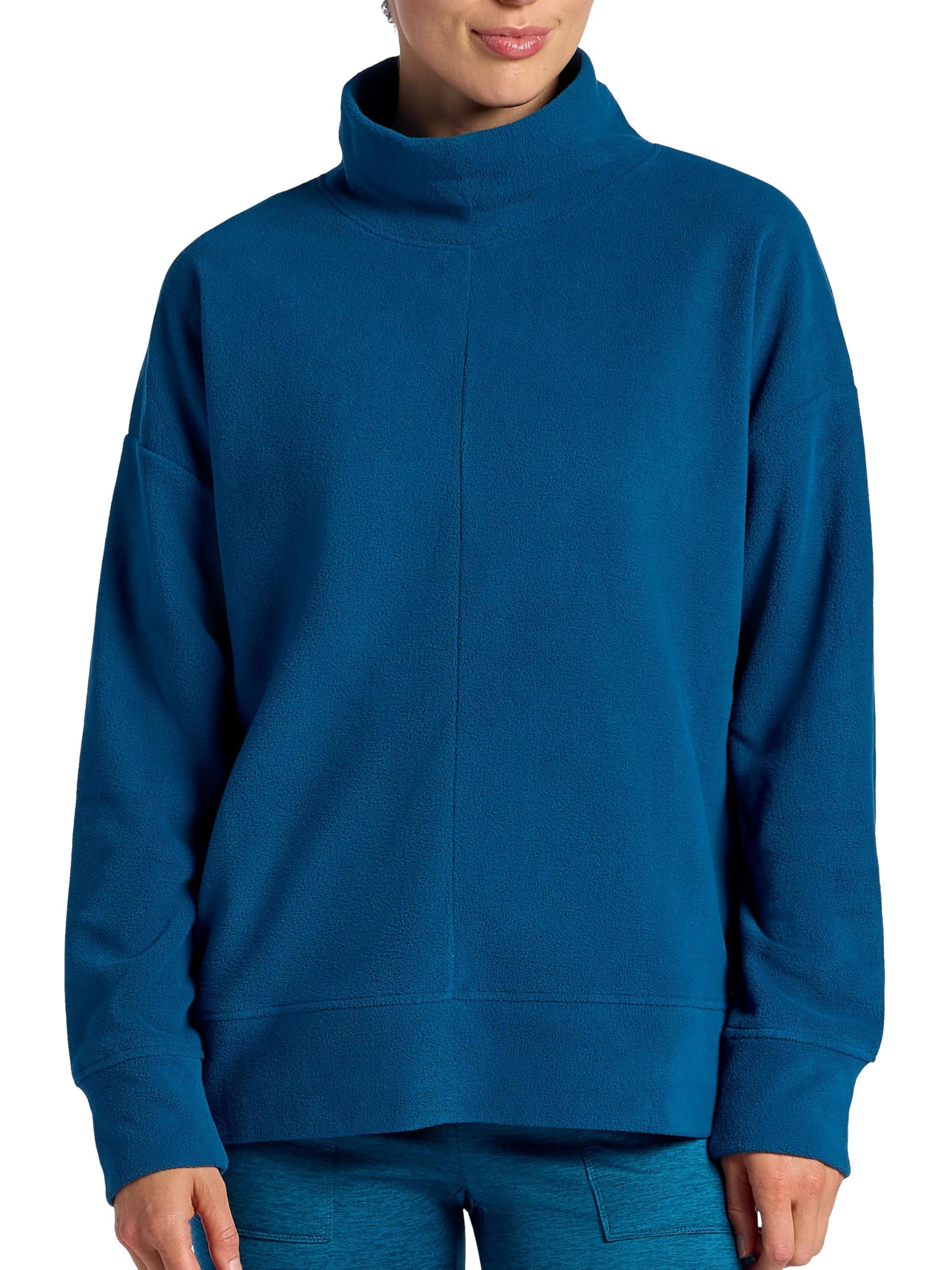 Head Womens Cozy Cowl Neck Pullover Relaxed Fit Soft Midweight Material