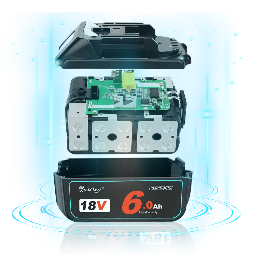 Amazon.co.jp: マキタ互換 バッテリー 18v BL1860B 6.0Ah 2個