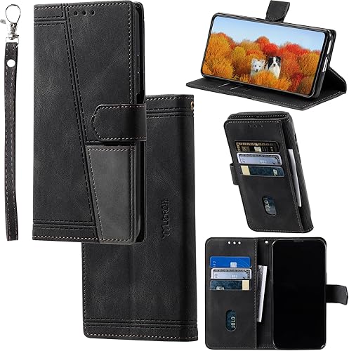 Funda compatible con Xiaomi Poco X3 NFC, soporte de piel sintética compatible con Xiaomi Poco X3 ProPoco X3 Flip Magnetic Closure Protection Phone