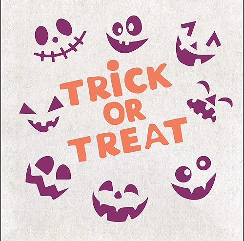 Miniatura 3 de Sellos transparentes de palabras de Halloween para hacer tarjetas, cara de calabaza, sellos de goma transparente, sellos de mueca para decoración de