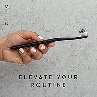 Vista 2 de MOON Cepillo de dientes de cerdas suaves 2 x 2 paquete - 4 cepillos de dientes extra suaves para adultos, amigables con las encías y los dientes