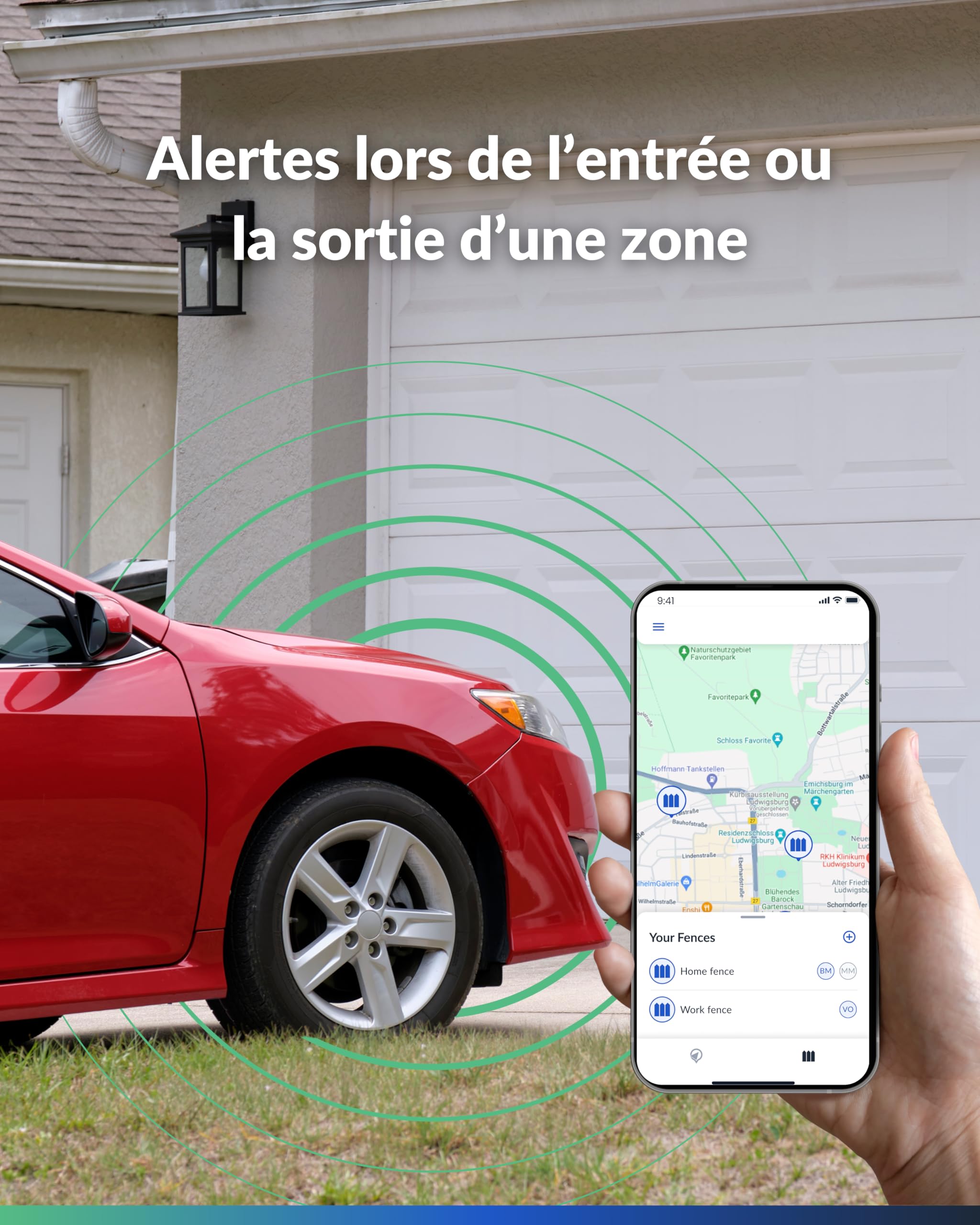 Tracker GPS Comeback sans abonnement avec Carte SIM, magnétique ou intégré, UE, Royaume-Uni et Suisse, Activation par paiement Unique, Application Gratuite
