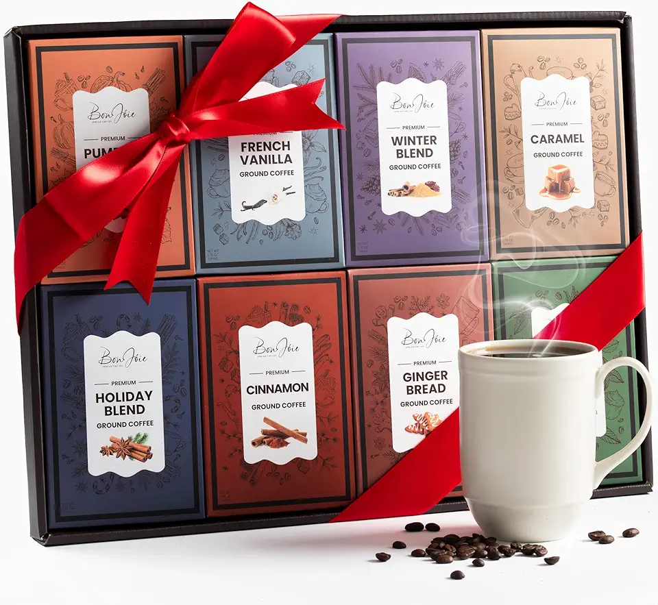 Coffee Gifts Set For Coffee Lovers - Ground Coffee Sampler Gift Set For Women &amp; Men - Women Gift