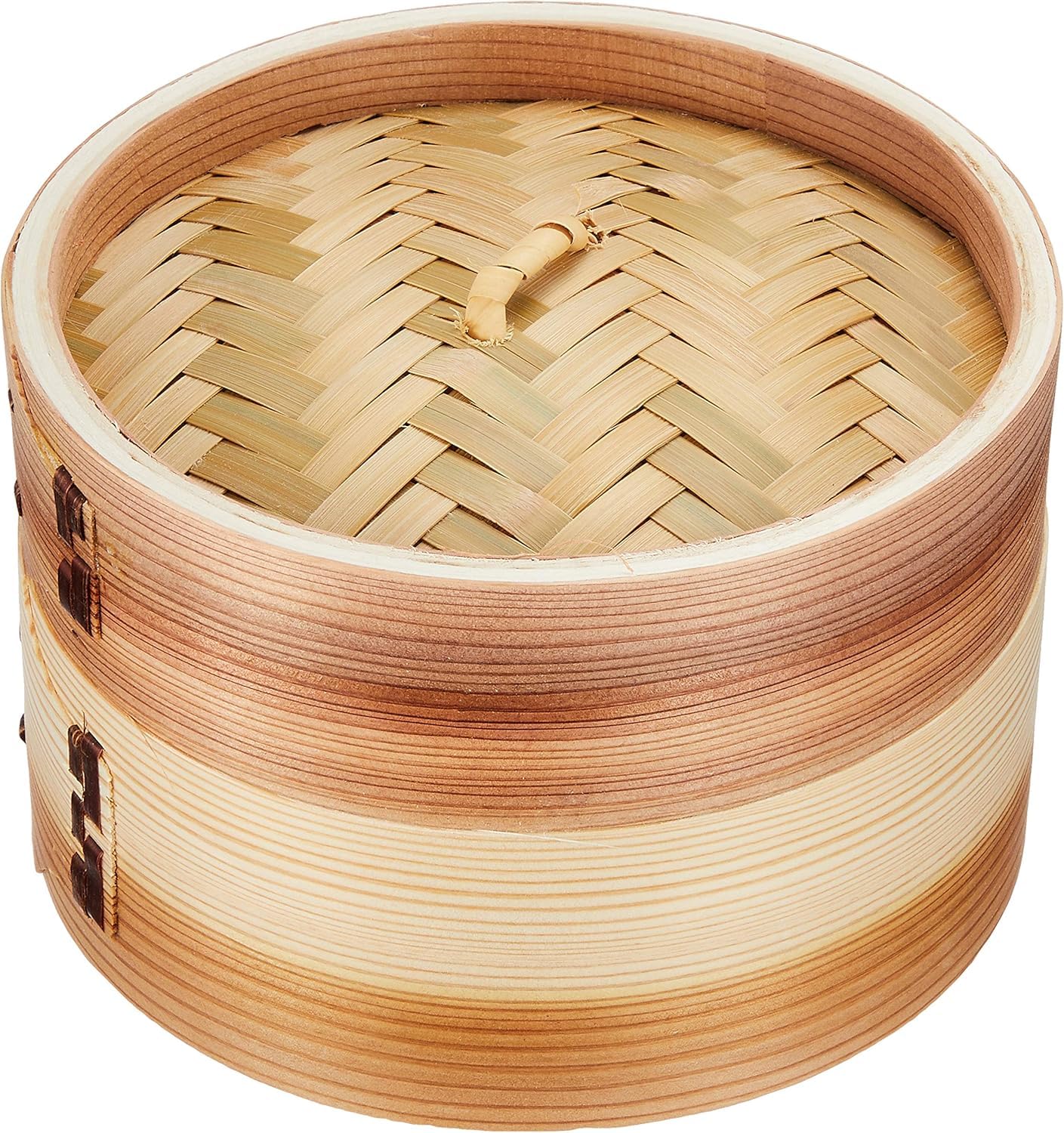Pearl Metal H-5712 Chinese Seiro, 5.9 inches (15 cm), Steamer, Vegetables, Small Basket Packaging, Natural Wood, Natural Bamboo