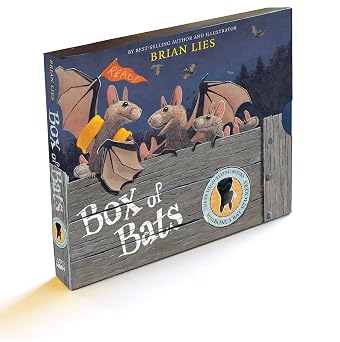 Box of Bats Gift Set Three High-Flying BooksBats at the Beach, Bats at the Library, and Bats at the Ballgamewith Bonus Bat Stickers!