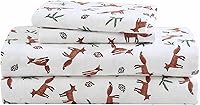 Vista 68 de Eddie Bauer - Full Sheets, Cotton Flannel Bedding Set, Brushed For Extra Softness, Cozy Home Decor (Dog Friends, Full)