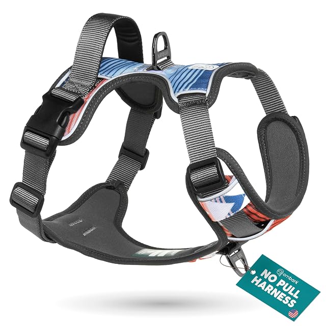 Embark Urban - Arnés para Perro fácil de Poner y Quitar, con Correas en la Parte Delantera y Trasera…