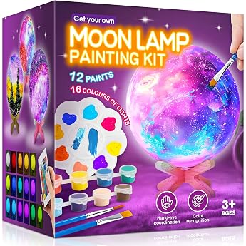 Toyzey Craft Set Children from 6 7 8 9 10 Years Gifts Girls 10 11 12 Years Moon Lamp Craft Girls 6-12 Years Night Light for Children Toys from 5-12 Years Boys Halloween Birthday Gift