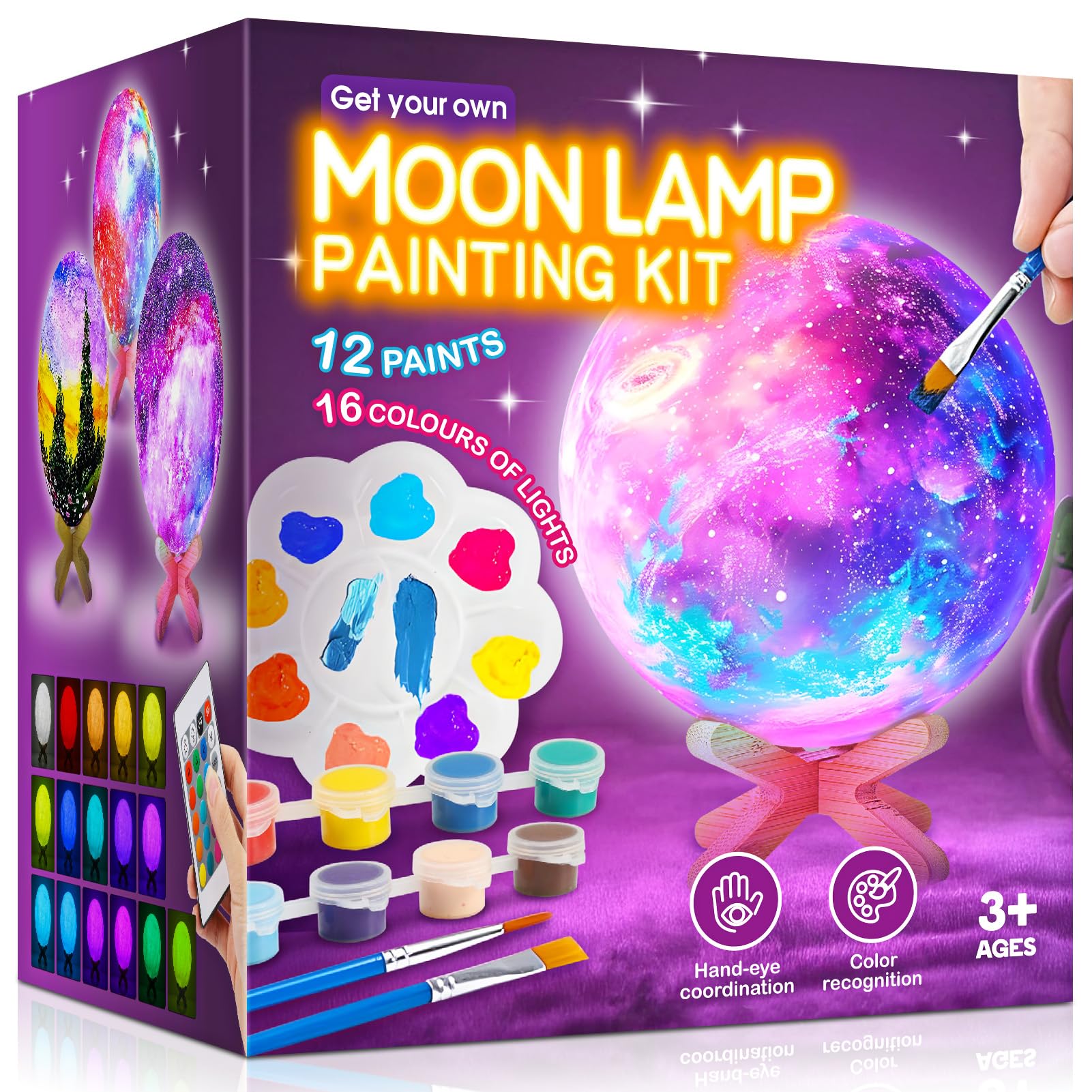Toyzey Bastelset Kinder ab 6 7 8 9 10 Jahre,Geschenke Mädchen 10 11 12 Jahre,MondLampe Basteln Mädchen 6-12 Jahre,Nachtlicht für Kinder Spielzeug ab 5-12 Jahr Junge Halloween Geburtstagsgeschenk