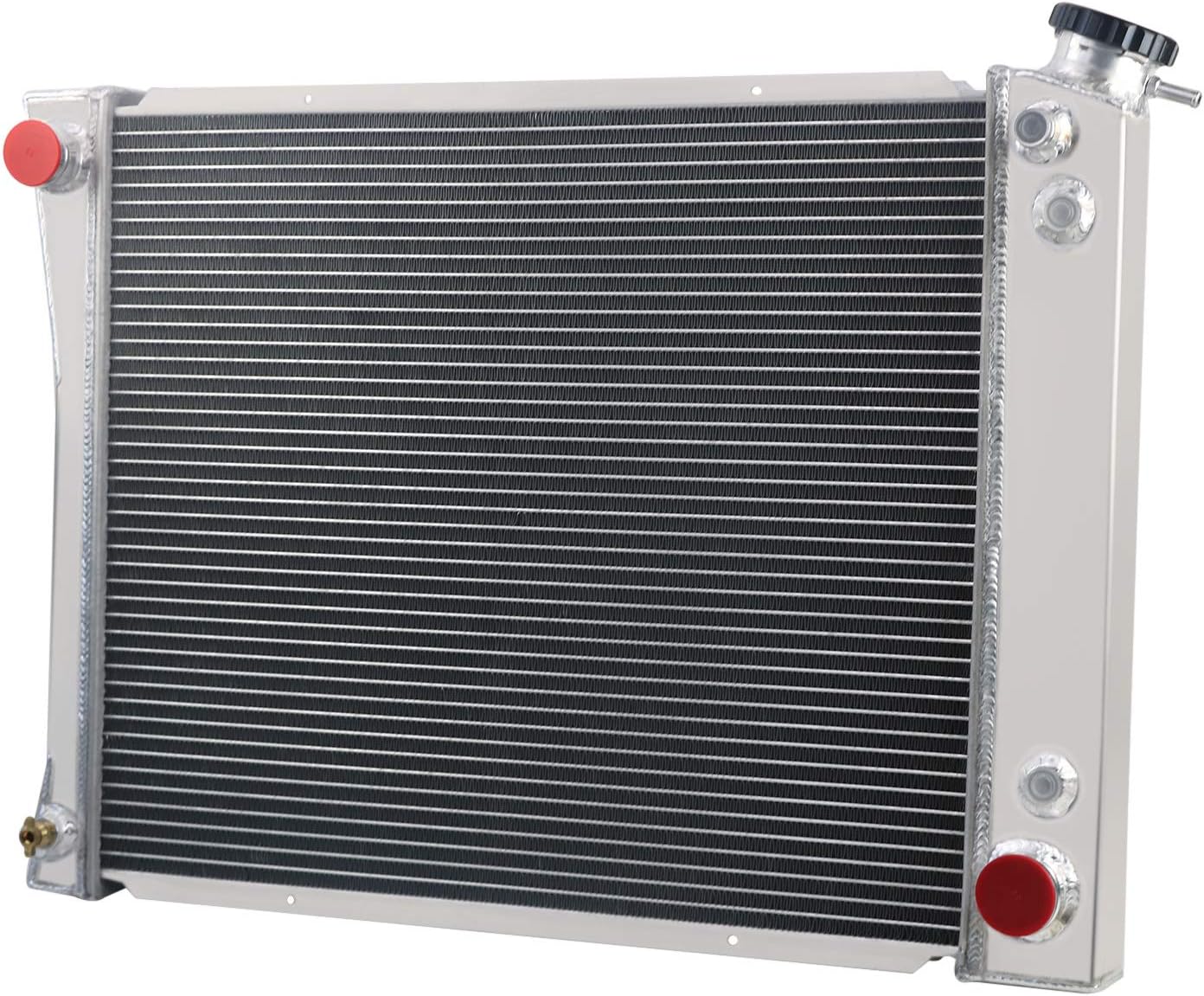 ALLOYWORKS 3 Row All Aluminum Radiator For 1985-1993 Chevy Silverado C/K/G/R 10 20 30 / GMC G1500 G2500 G3500 Truck 4.3L V6