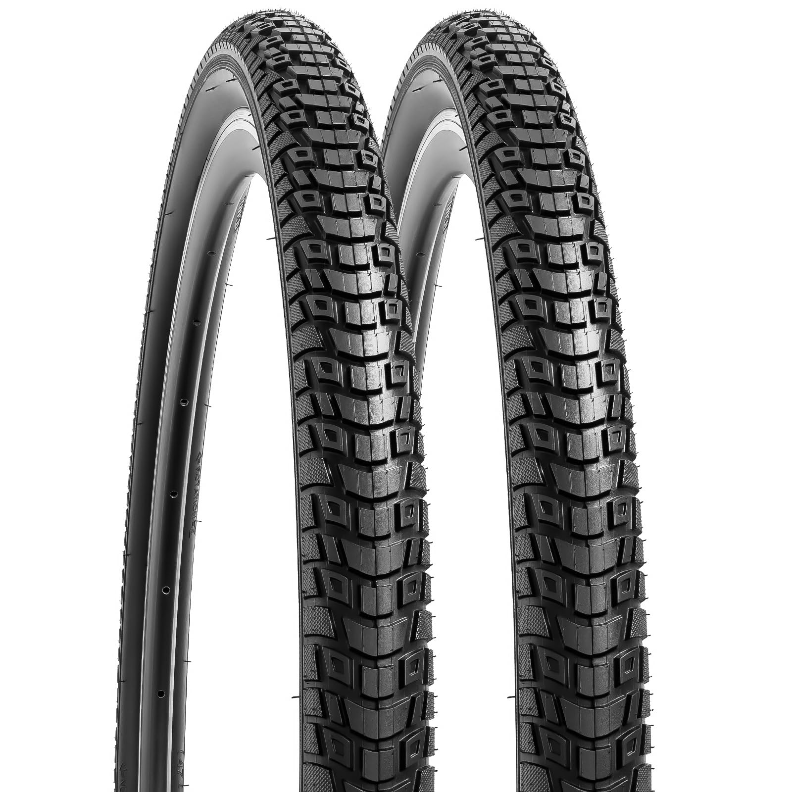 YunSCM 2PCS Foldable 700C Road Bike Tyres 700x45C ETRTO 47-622 Compatible 28x1.75 700x44C 700x45C 700x46C Bicycle Tyres โ image 1