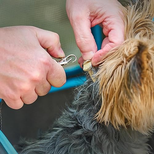 Miniatura 4 de Carlson - Cochecito para mascotas, incluye giro de rueda delantera de 360 grados, roturas de rueda trasera, borde reflectante, paneles de malla,
