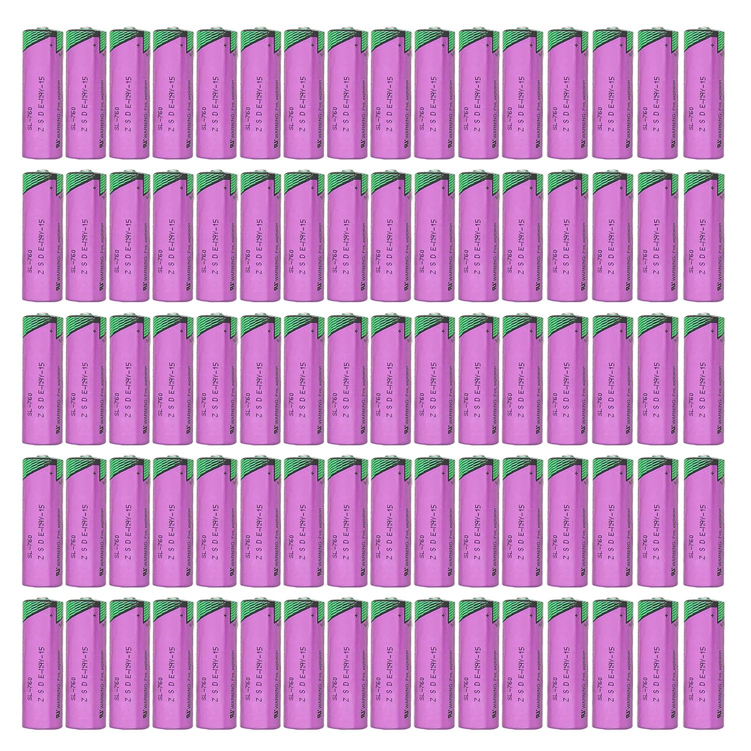80 Pack 3 6V SL-760 AA Battery for Tadiran SL 760 s Lithium Battery 2200mAh