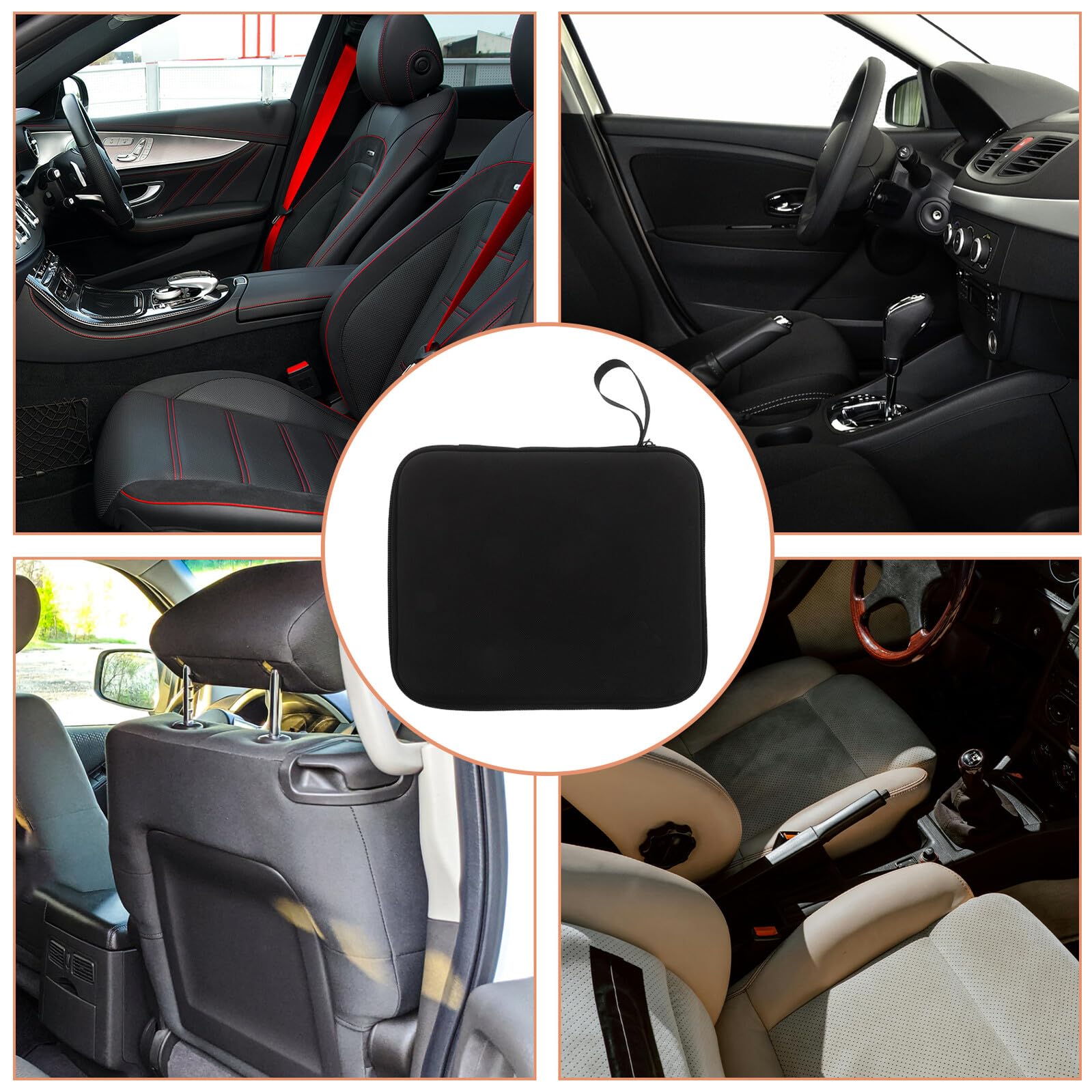 Hohopeti Bolsa de Almacenamiento para Aspiradora de Mano y Compresor de Aire Portátil Organizador Multifuncional con Compartimentos para Accesorios para Coche Camping y Viajes Funda