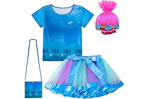 Trolls Poppy Tutu Dress With Accessories Dress Up Costume For Girls