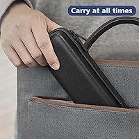 Vista 4 de DTTO Funda protectora rígida de piel sintética para accesorios de iPad Pencil Pro, Apple Pencil (12 generación), lápiz Apple Pencil (USB-C)