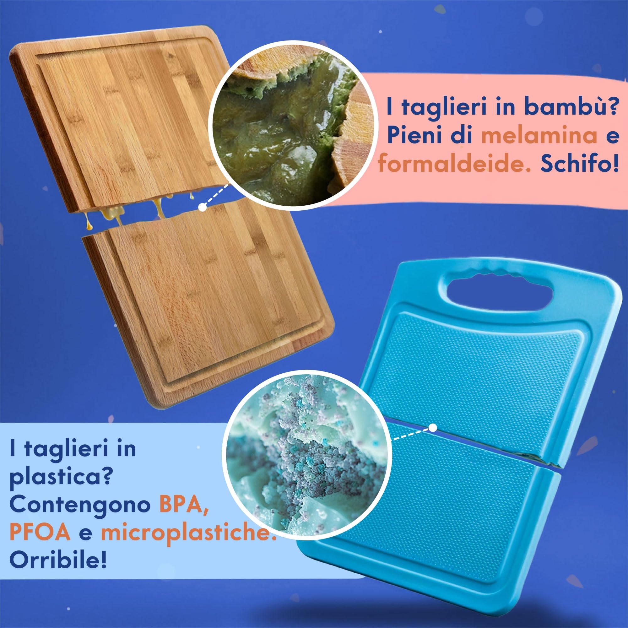Tagliere da Cucina in Legno Atossico – Certificato FSC, Trattato Con Cera D'Api Alimentare, Olio Di Semi Di Lino E Olio Di Limone - Senza Olio Minerale, Spesso e Resistente – Ziruma