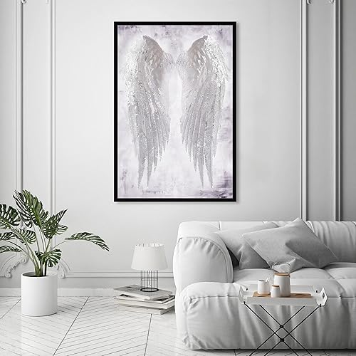 Miniatura 4 de The Oliver Gal Artist Co - Papel de arte contemporáneo de moda y glamour, alas de ángel, amatista, arte de pared para sala de estar, dormitorio y