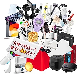 [未来路] 福袋写真の5点入りセット【2026新春福袋 】NEW YEAR BAG ハッピーバッグ 電子機器 詰め合わせ レディース メンズ 福箱 電子雑貨セット まとめ買い 春夏秋冬対応